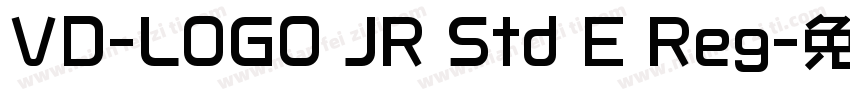 VD-LOGO JR Std E Reg字体转换